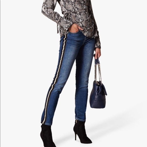 Karen Millen Denim - KAREN MILLEN | Side Stripe Jeans